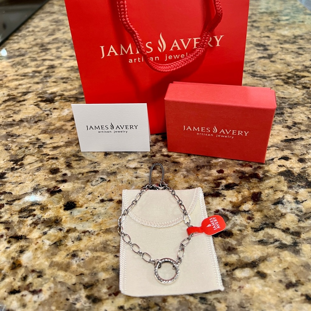 James Avery Charm Bracelet size Medium NWT